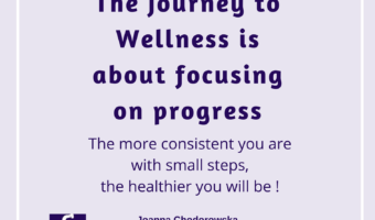 Focus on progress on your journey to health